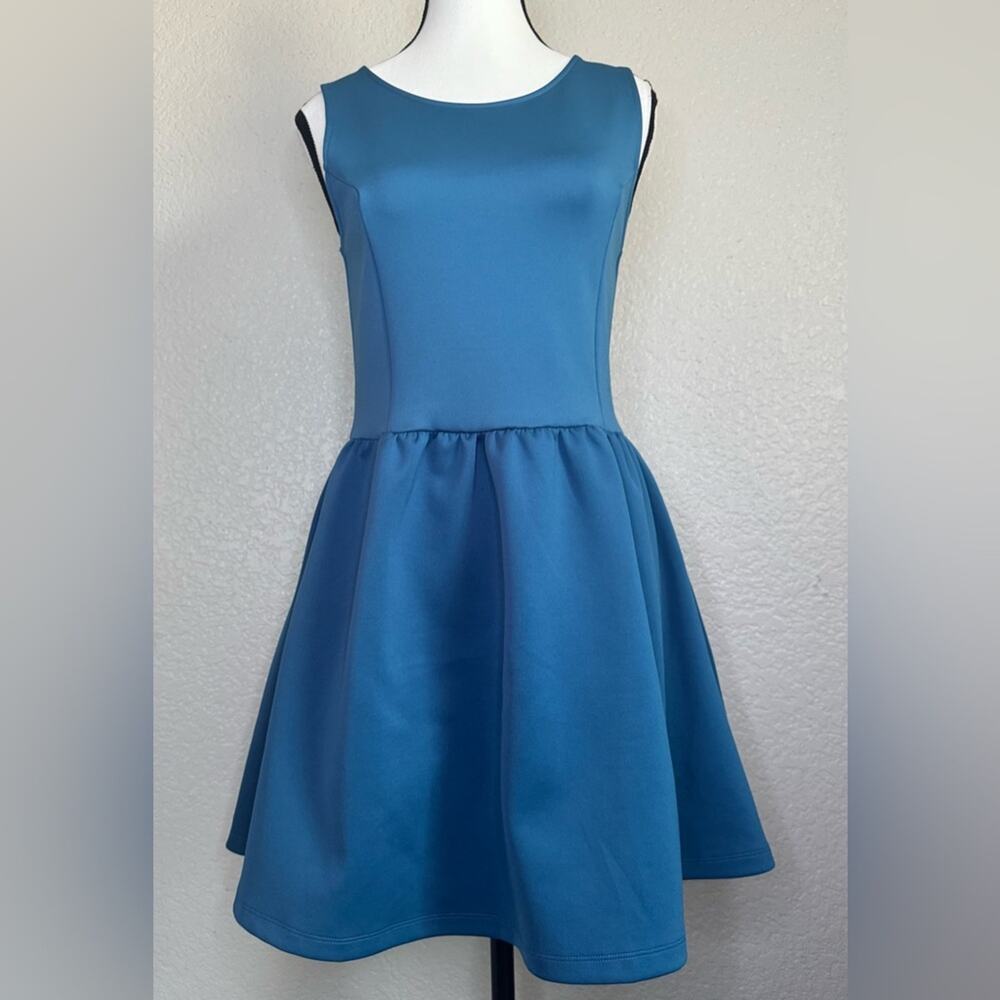 Vintage H&M Divided Cobalt Blue Skater Dress | Size S